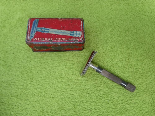 Antiker rasierhobel rotbart - antiker,