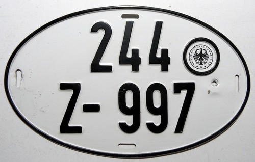 Altes nummernschild - altes,