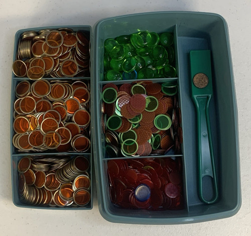 Magnetic bingo chips wand - chips, &
