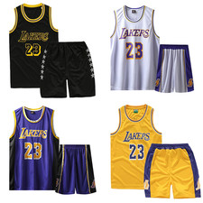 Kinder-Sportanzug Jungen Basketball-Trikot Fitness-Trainingsanzug Trikot-Set