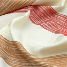 Dekostoff Vorhangstoff Querstreifen natur beige