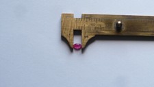 1 St . Ovale   Rubin Cabochon
