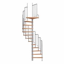 DOLLE Spindeltreppe Wendeltreppe Barcelona Buche 12 Stufen Ø138cm 229–291 cm