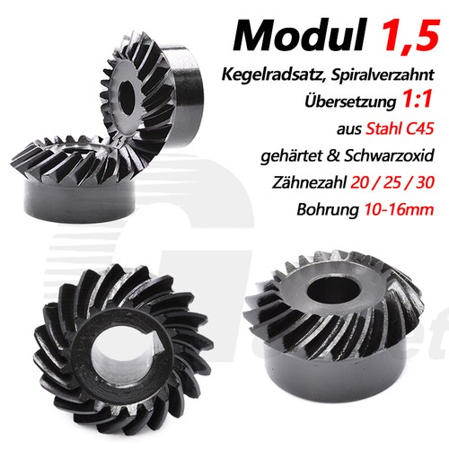 Kegelradsatz aus stahl c45 - aus,
