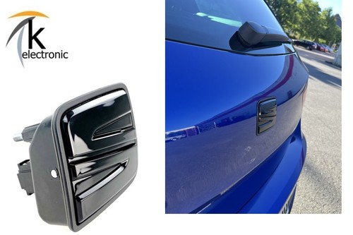 Seat leon emblem schwarz - |,