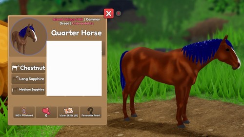 Iuh quarter horse sapphire - horse,