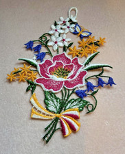 Fensterbild Blumen klein