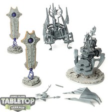 Necrons - Szarekh, The Silent King - teilweise bemalt