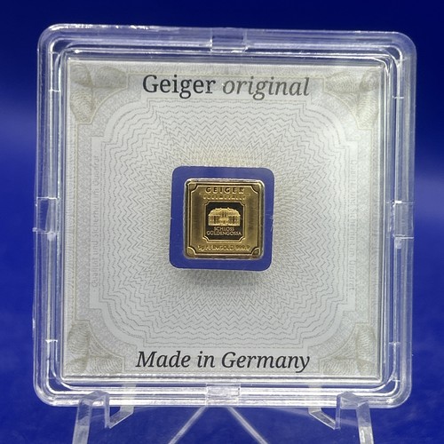 Goldbarren von geiger - 1g,