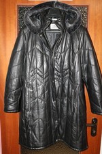 JCC Damen Leder Wintermantel