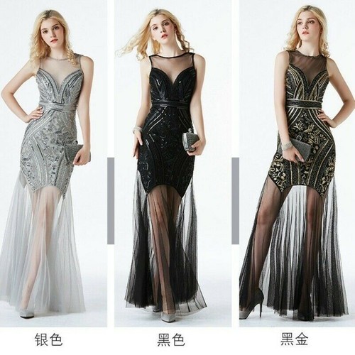 Luxus damen langes abendkleid - luxus,