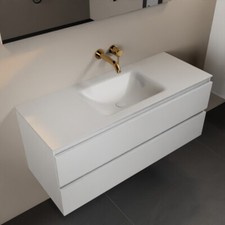 corian waschtisch set weiß
