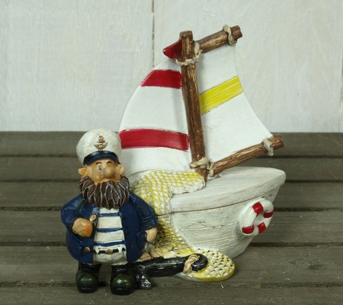 Kleine maritime dose - kleine, segelboot