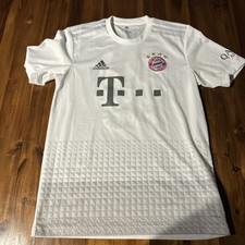 FC Bayern München Trikot Adidas Gr. M weiß #19 Davies Legende  