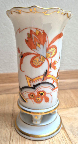 Vase auf sockel art déco - -,