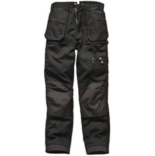 Schwarze Dickies Eisenhower EH26800 Arbeitshose Größe 40" Taille normal 32" Bein