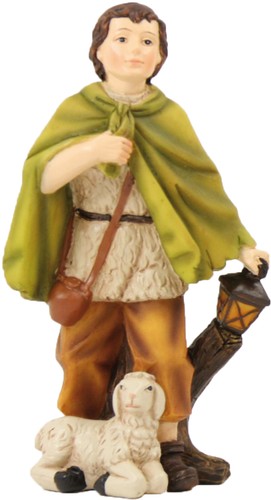 Krippenfigur schäfer mit - krippenfigur,