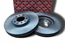 2X FEBI Bremsscheibe für VW T5 03- HINTEN