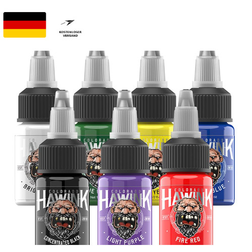Tattoo farbe ink - tattoo, set