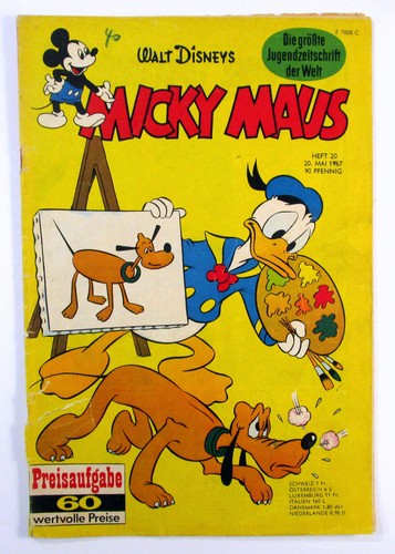 Micky maus 1967 heft - maus, vom