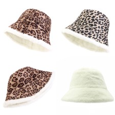 Leopardenmuster Hut Winter
