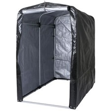 B-Ware Gerätehaus MCW-N61, Alu UV-Schutz wasserfest, 201x121x201cm, anthrazit