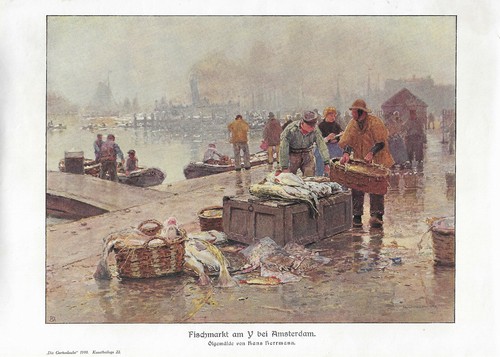 Fischmarkt bei amsterdam - bei,