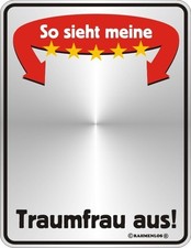 Spiegelschild Schild So sieht