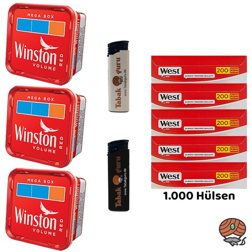 Winston red rot - winston, volumentabak