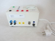Experimentiernetzgerät und Vorschaltgerät für Röhrenprüfgeräte, z.B. Euratele