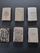 Set aus 6 original Zippo