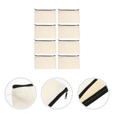 8pcs Canvas Stiftbeutelbeutel