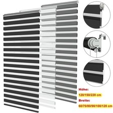 Duo Rollo Klemmfix ohne Bohren Doppelrollo Zebrarollo Seitenzug Fensterrollo Neu