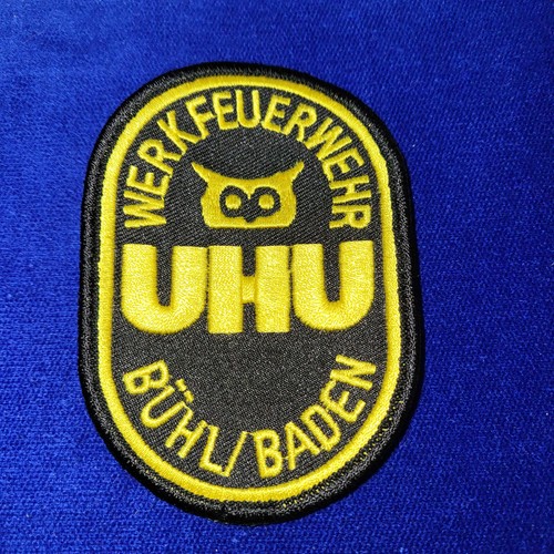 Werkfeuerwehr uhu aufnäher - werkfeuerwehr,
