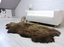 Echtes Lammfell Teppich Quad