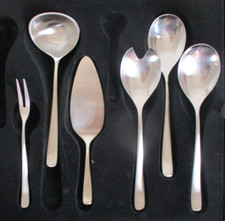 WMF BESTECK VISION CP SERVIERTEILE-SET 6-TEILIG EDELSTAHL MATTIERT