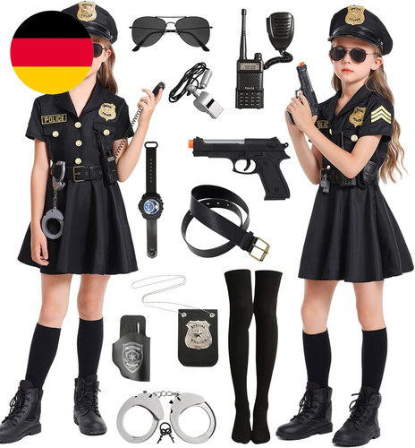 Polizei kostüm mädchen luxus - kostüm,