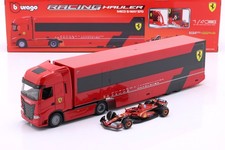 Iveco S-Way 570 Formel 1 Renntransporter mit Ferrari SF-24 #16 Leclerc 1:43 Bbur