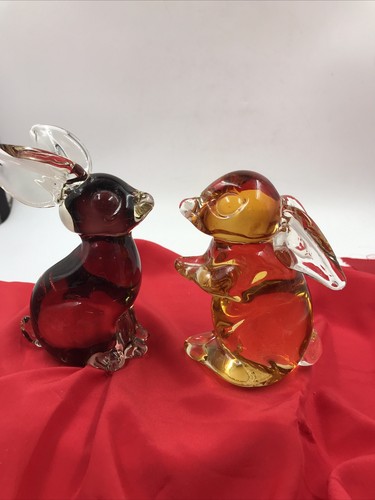 Vintage glas figuren - 2,