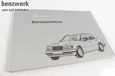 Mercedes W124 Betriebsanleitung Bedienungsanleitung NEU NOS 1245841781 ✔️