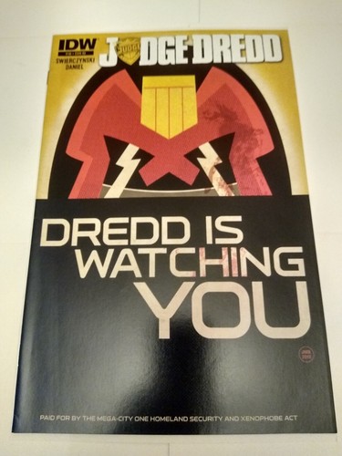 Idw judge dredd is - judge,