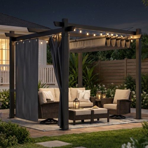 Devoko gartenpergola 4m - gartenpergola, 3×3/4m