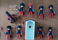 8x Playmobil System Soldaten