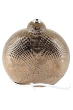 FISCHER & HONSEL Tischleuchte Gold Keramik Modern Elegant Lampe 38cm