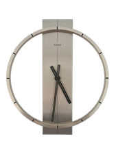 Vintage Mid Century KIENZLE Automatic Wanduhr Aluminium 32cm