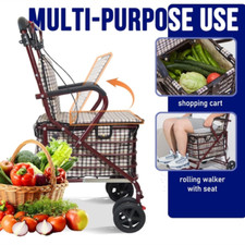 Alu Rollator mit vier Rädern