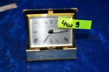 Nostalgie Alter Reise BUCH Tischwecker Klappwecker  im Etui  retro 4w9