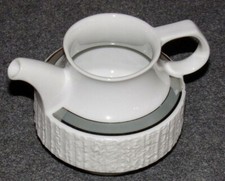 1 x Thomas Milchkännchen Sahnegießer Arcta Borke weiß - Platin/ Silber/ Weiss