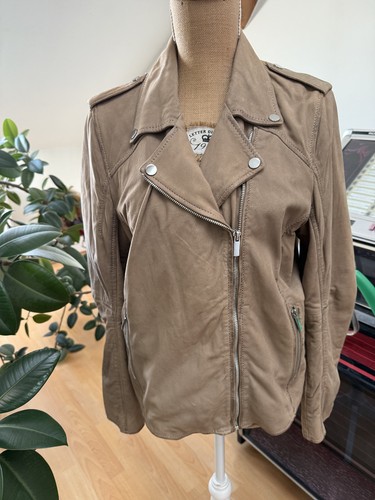 Manguun leder jacke - jacke, gr.42