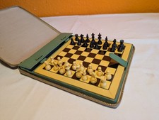 Seltenes DDR Wiratex Magnet-Reiseschach (ca. 16x16 cm) - Ostalgie Schachspiel